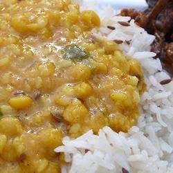 dhal and rice
